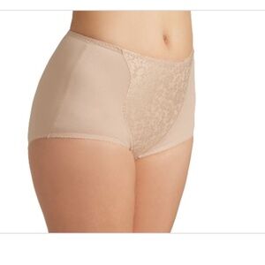 Bali Women's 3XL Tan Lace shaping Panties